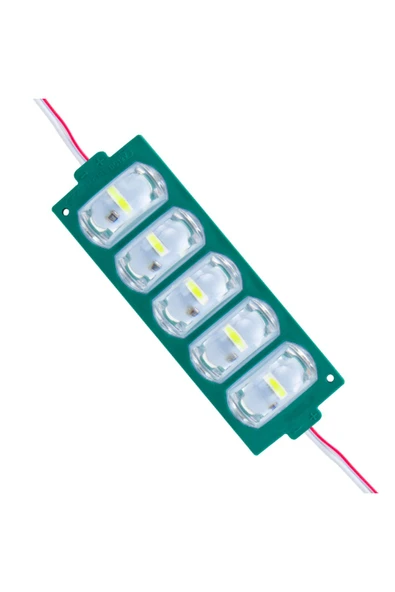 KUZGUN TİCARET MODÜL LED 12V 4W YEŞİL 3030 10 X 53.8MM IP65 260-280LM 180 DERECE (4767) - Kuzgun Ticaret