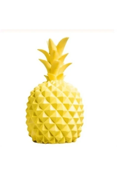 KUZGUN TİCARET Ananas Şeklinde Desenli Büyük Boy Pilli Masa Ve Gece Lambası Kuzgun Ticaret