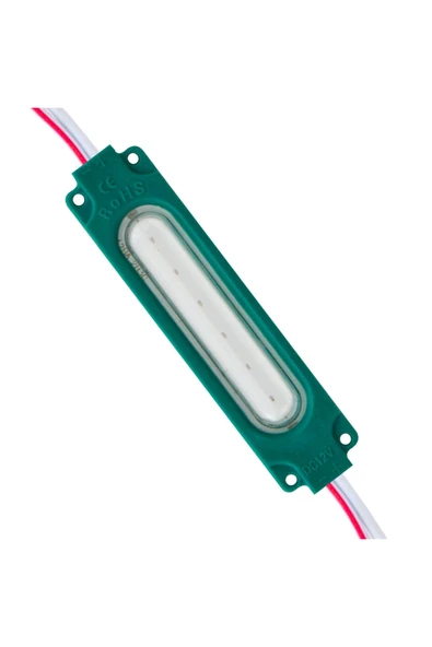 KUZGUN TİCARET 12 VOLT 2 WATT YEŞİL MODÜL LED 68X16 MM (4767) - Kuzgun Ticaret