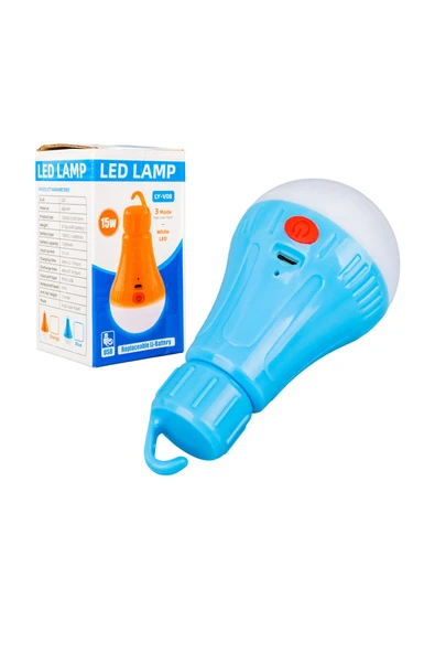 KUZGUN TİCARET ŞARJLI ÇAKARLI LED AMPUL (4767) - Kuzgun Ticaret