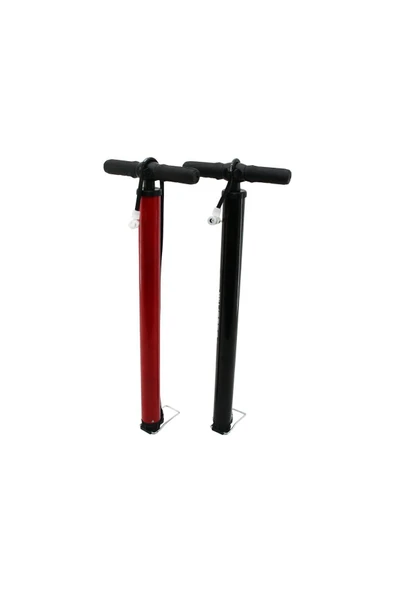 KUZGUN TİCARET UZUN - KALIN - METAL TERS BASMALI EL BİSİKLET POMPASI (4767) - Kuzgun Ticaret