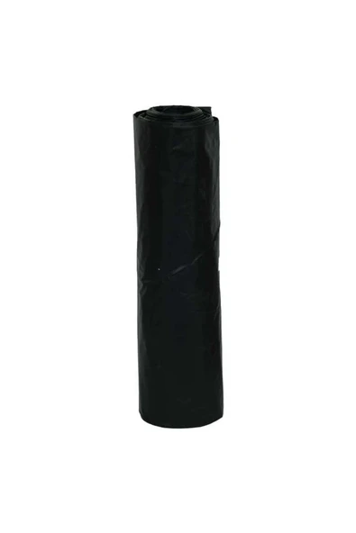 KUZGUN TİCARET Çöp Torbası Ağır Sanayi Jumbo Boy 80x110Cm 800Gr 100Mikron Siyah Rulo 10 Adet
