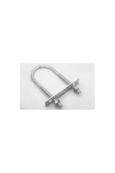 EASY TEDARİK U Civata, Karşılık Demiri + Somunlu - M6x30 - 2 Set - Lisinya