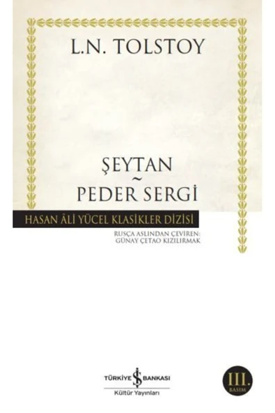 KUZGUN ONLİNE SHOP Şeytan - Peder Sergi - Hasan Ali Yücel Klasikleri