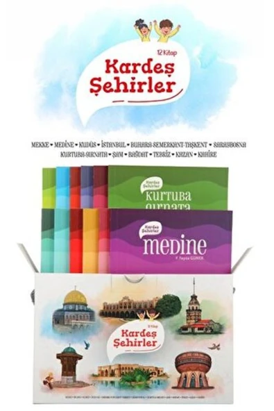KUZGUN ONLİNE SHOP Kardeş Şehirler 12 Kitap Set