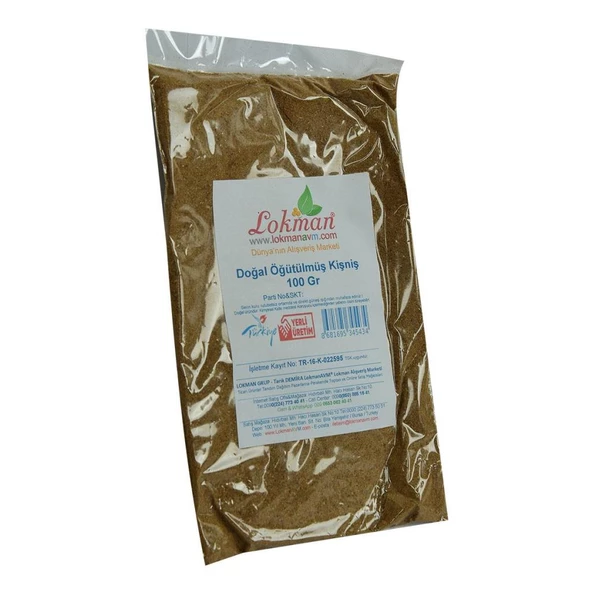 Doğal Öğütülmüş Kişniş Tozu Kinzi Aş Otu Kizbere Toz 100GR - 3