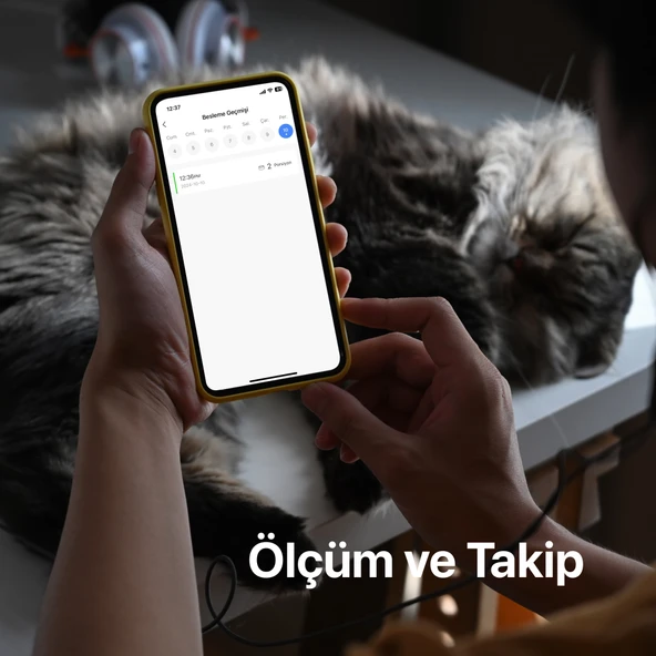 Xenon Smart Akıllı Otomatik Mama Kabı 4 Lt, Mobil Uygulama Kontrolü Paslanmaz Çelik X8612 - 4