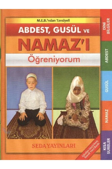 KUZGUN ONLİNE SHOP Abdest Gusül ve Namazı Öğreniyorum Çanta Boy