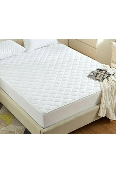 KUZGUN ONLİNE SHOP Kapitoneli Tek Kişilik Yatak Koruyucu Sıvı Geçirmez Alez (100 x 200 )