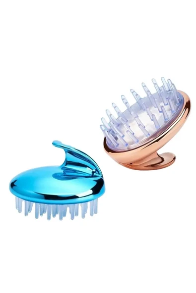 KUZGUN ONLİNE SHOP YUMUŞAK SİLİKON MAVİ SAÇ FIRÇASI 100ML ŞAMPUAN HAZNELİ (4767) - Lisinya - 1