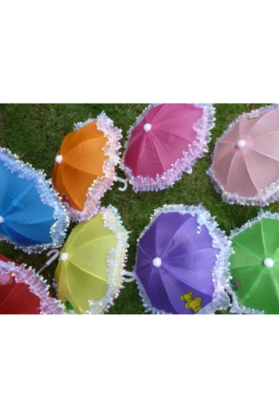 KUZGUN ONLİNE SHOP Dekoratif Mini Şemsiye