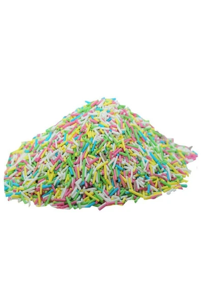 KUZGUN ONLİNE SHOP Pasta Süsü Granül Şekeri Karışık Renk 40 Gr Paket
