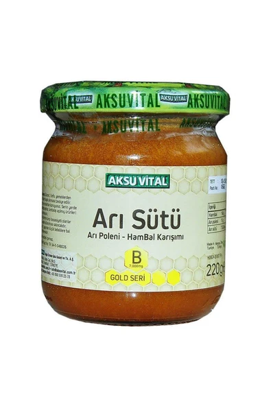 KUZGUN ONLİNE SHOP Arı Sütü Polen Bal Karışımı B 7.000 Mg Gold Seri 220 Gr