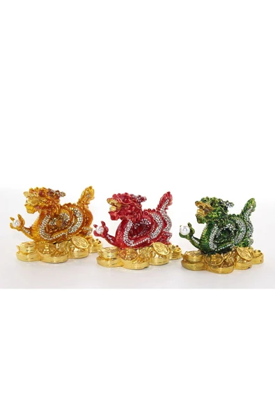 KUZGUN ONLİNE SHOP Swaroski Dragon Figürü Alk2036 - Lisinya