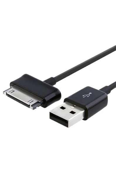 KUZGUN ONLİNE SHOP SAMSUNG TABLET DATA KABLOSU USB TO SAMSUNG 1 METRE SİYAH KABLO (4767) - Lisinya