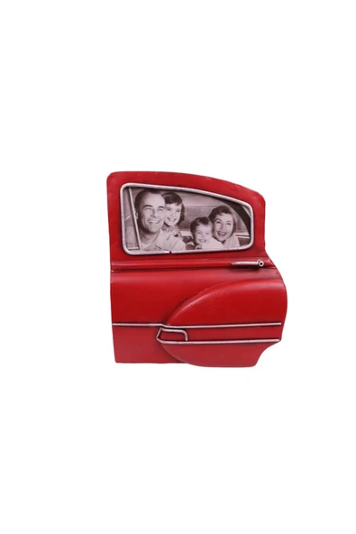 KUZGUN ONLİNE SHOP Vintage Tasarım Dekoratif Metal Çerçeve Araba Kapısı Temalı ( Lisinya )