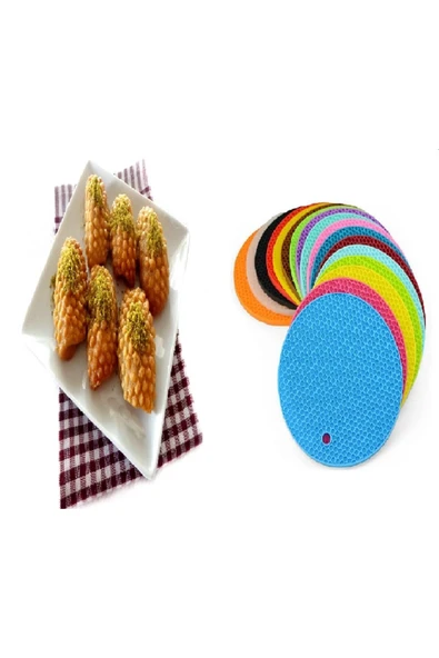 KUZGUN ONLİNE SHOP Renkli Nihale - Kalbura Bastı Kalıbı - 1