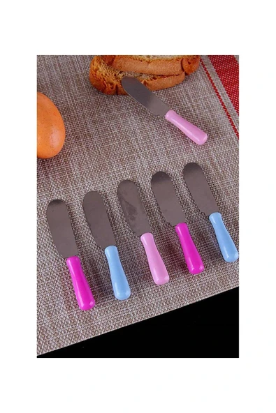 KUZGUN ONLİNE SHOP Tereyağı Bıçağı - Mini Spatula 6 Adet
