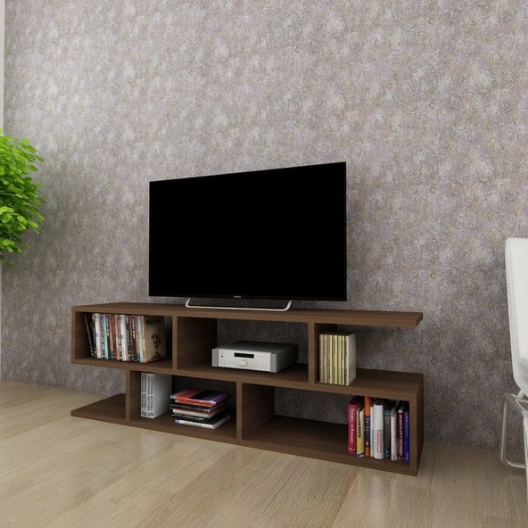 Kelebek Tv Sehpası Ceviz - Resim 4