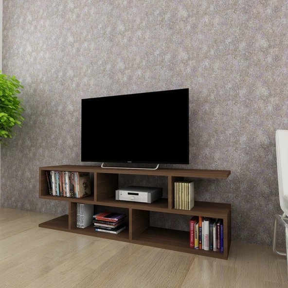 Kelebek Tv Sehpası Ceviz - Resim 2