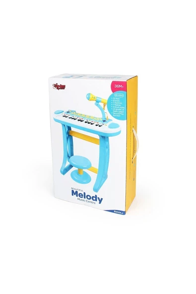 Vardem Mikrofonlu 24 Tuşlu Mp3 Çalar Mini Piyano Mavi Ve Pembe Seceneği - 3