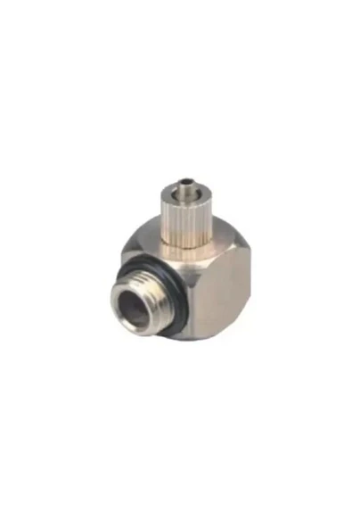 KUZGUN ONLİNE SHOP Metal Mini Somun Sıkmalı Döner Dirsek 2x4mm - M6Kuzgun Ticaret