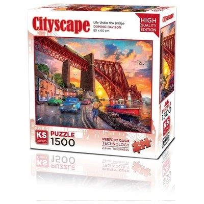 Forth Bridge At Sunset 1500 Parça ürün görseli