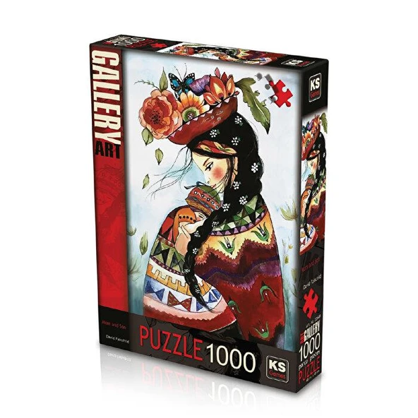 Mom And Son Puzzle 1000 Parça