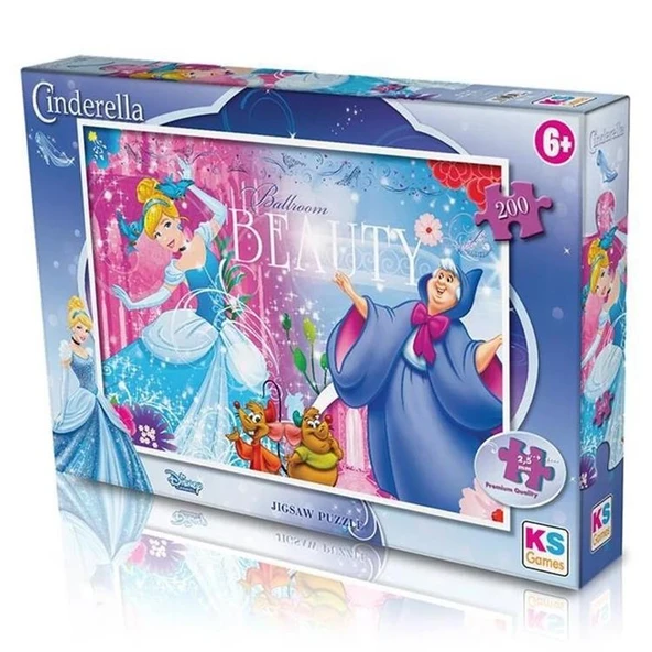Cınderella Puzzle 200 Parça