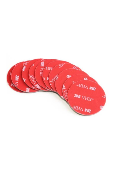 KUZGUN ONLİNE SHOP 40MM YUVARLAK 3M ÇİFT TARAFLI BANT (10LU PAKET) (4767) - Lisinya