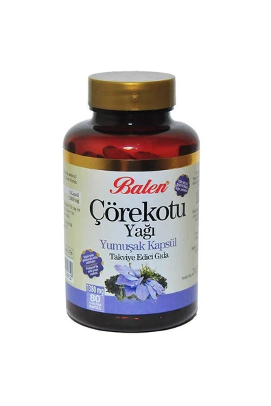 KUZGUN ONLİNE SHOP Çörek Otu Yağı 1380 Mg Yumuşak 80 Kapsül
