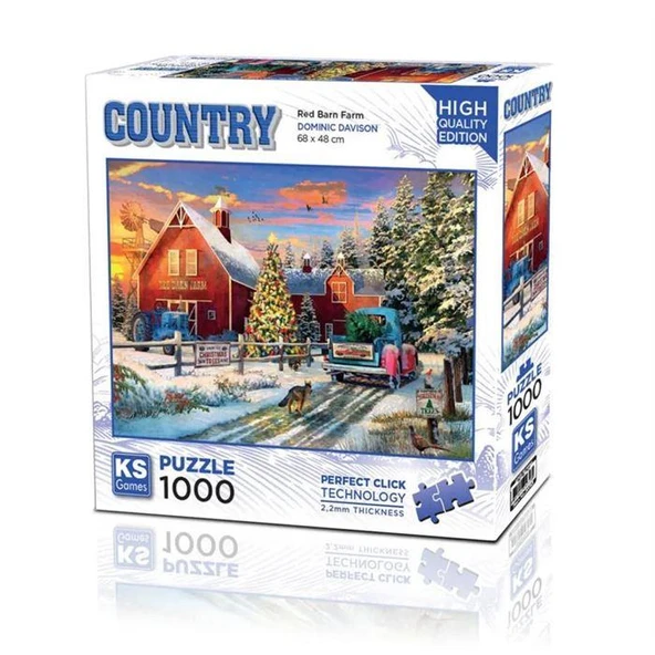 Red Barn Farm Puzzle 1000 Parça