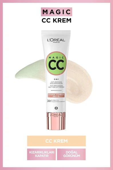 L'Oreal Paris Magic CC Kızarıklık Kapatıcı Krem 3600523724635
