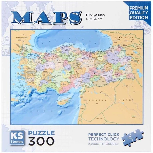 Türkiye Map Puzzle 300 Parça