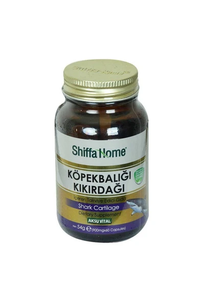KUZGUN ONLİNE SHOP Shiffa Home Köpek Balığı Kıkırdağı Diyet Takviyesi 900 Mg x 60 Kapsül