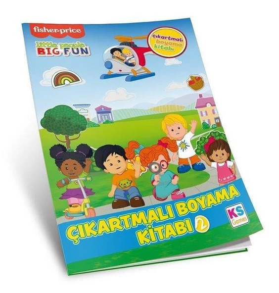 Little People Coloring Sticker Book 2 - 1