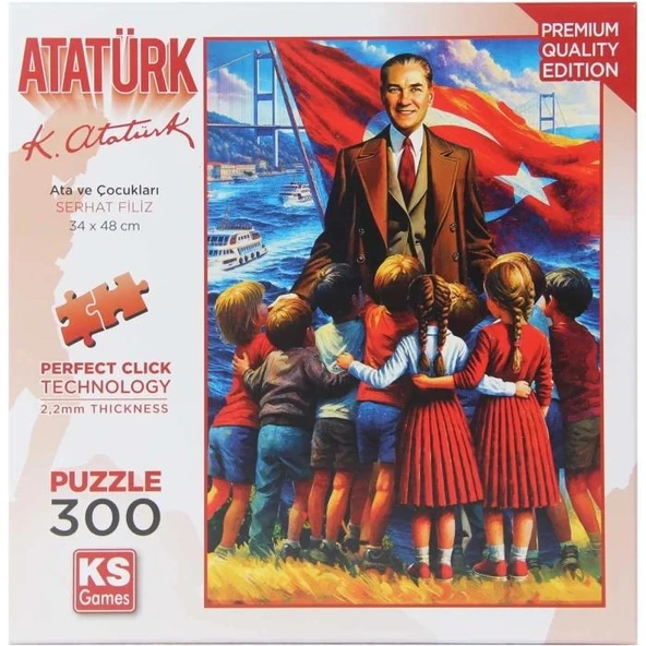 Ata Ve Çocukları Puzzle 300 Parça ürün görseli
