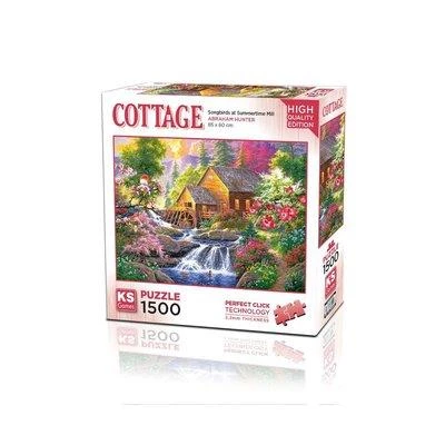 Songbirds At Summertime Mill Puzzle 1500 Parça - 1