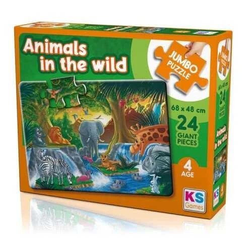 Animal İn The Wild Puzzle 24 Parça ürün görseli