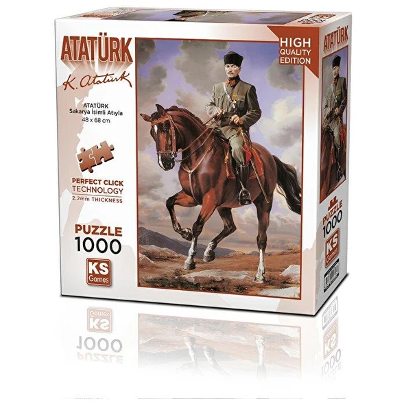 Gazi Mustafa Kemal Sakarya Adlı Atıyla Puzzle 1000 Parça