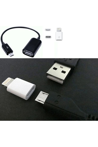 KUZGUN ONLİNE SHOP Otg Bağlantı Kiti - iPhone 5/5S/5C-6/6S/6 Plus
