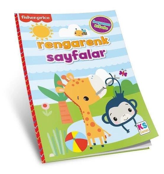 Fisher Price Coloring Book Hayvanlarla Boyama 2 - 1