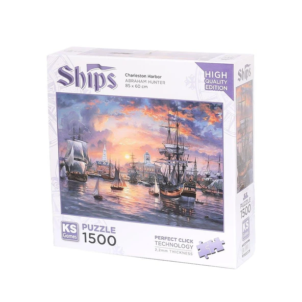 Charleston Harbor Puzzle 1500 Parça ürün görseli