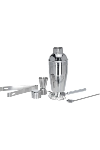 KUZGUN ONLİNE SHOP 5 Parça Kokteyl Hazırlama Seti 550 Ml - Lisinya