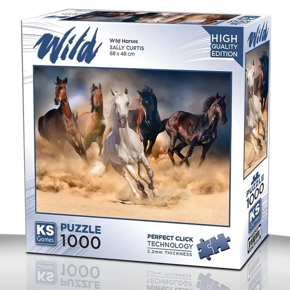 Wild Horses Puzzle 1000 Parça - 1