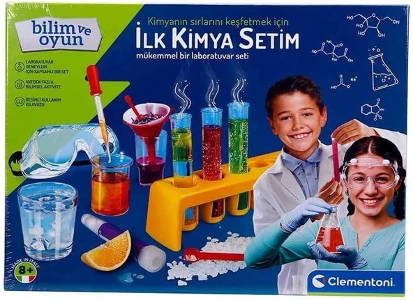 Clementoni İlk Kimya Deney Seti Renkli - 3