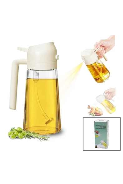 KUZGUN ONLİNE SHOP YAĞDANLIK 2IN1 - SPREYLİ - AKITMALI KİLİTLİ KAPAKLI - SÜRAHİ MODELİ (4767) - Lisinya