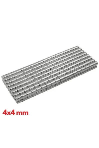 KUZGUN ONLİNE SHOP 20 Adet 4x4mm Yuvarlak Neodyum Mıknatıs ( Lisinya ) - 1