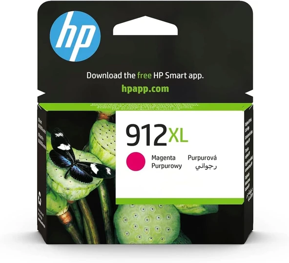 HP 912XL Kırmızı Magenta Yüksek Kapasite Kartuş Orj. 3YL82AE - 3