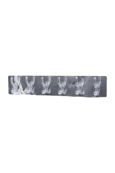KUZGUN ONLİNE SHOP 6 KOLLU MİKA KRİSTAL ŞEFFAF YAPIŞKAN ASKI METALİZE YAPIŞKANLI (4767) - Lisinya - 1